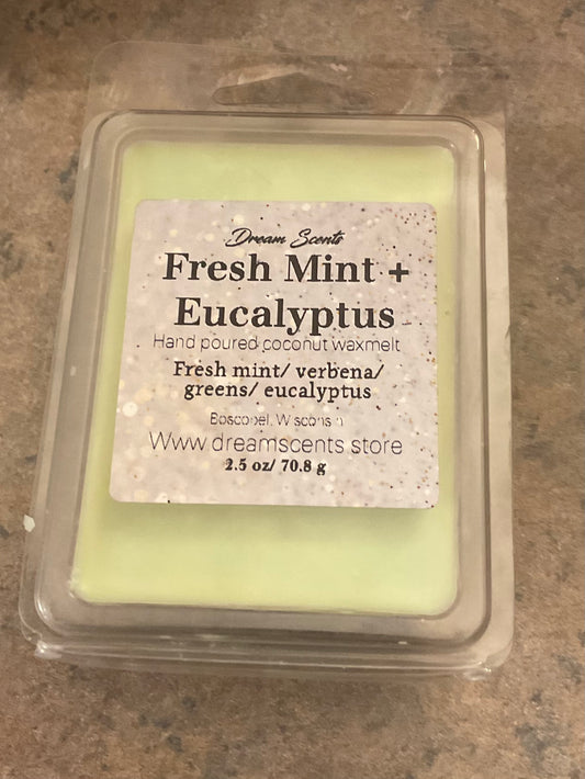 Fresh Mint + Eucalyptus waxmelt