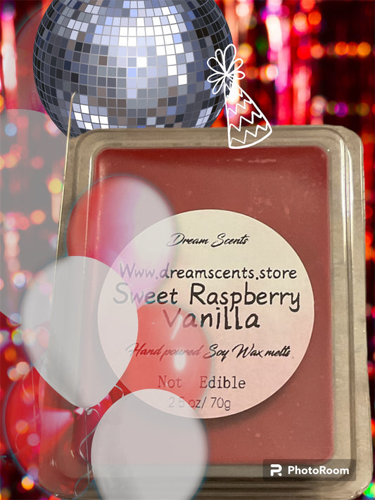 Sweet Raspberry Vanilla Soy Wax melt